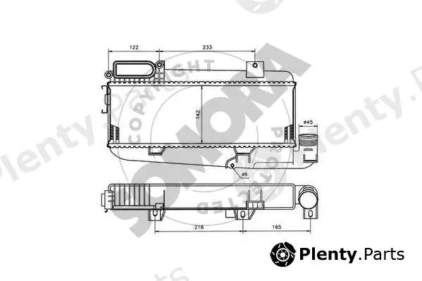 Somora 051245 — Charge Air Cooler