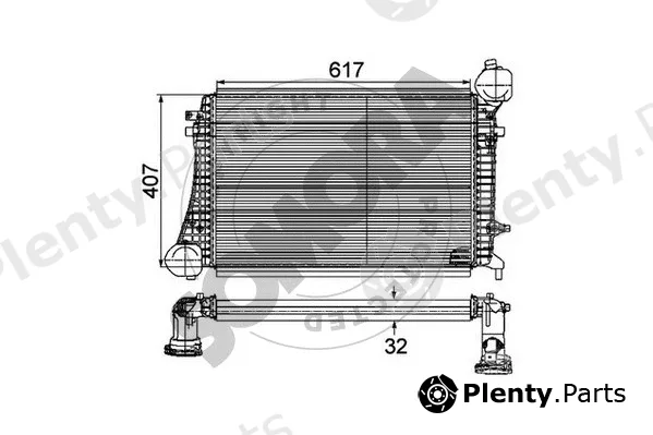 Somora 351045B — Charge Air Cooler