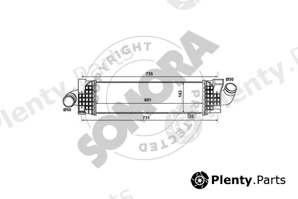 Somora 093645 — Charge Air Cooler