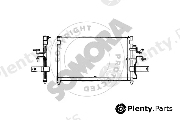 Somora 063060 — Condenser, air conditioning