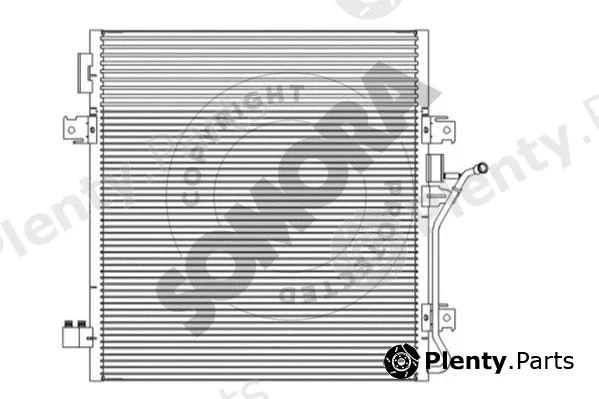Somora 036260 — Condenser, air conditioning