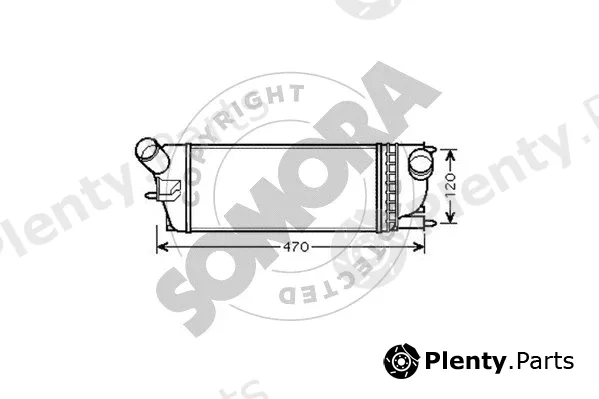 Somora 052545 — Charge Air Cooler