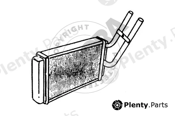 Somora 094150 — Heat Exchanger, interior heating