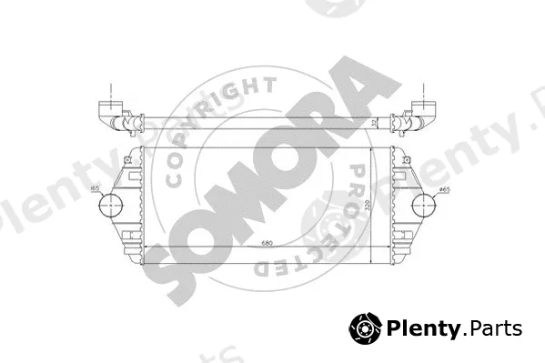 Somora 085043 — Charge Air Cooler