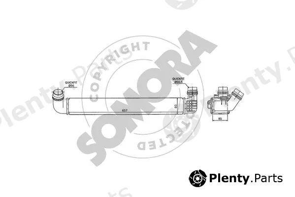 Somora 248045 — Charge Air Cooler