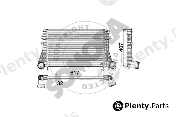 Somora 351045D — Charge Air Cooler