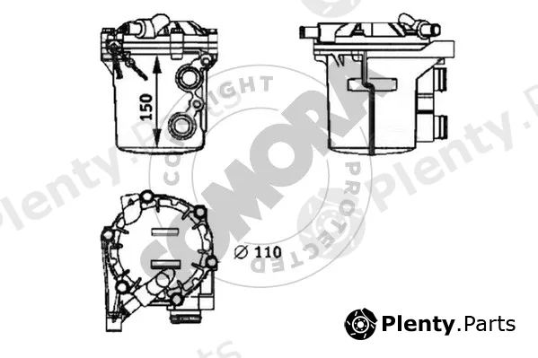 Somora 173065 — Oil Cooler, engine oil