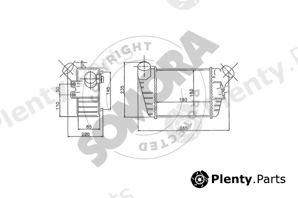 Somora 358045 — Charge Air Cooler