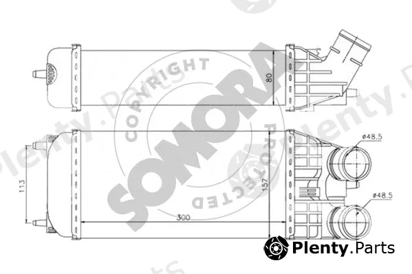 Somora 221545 — Charge Air Cooler