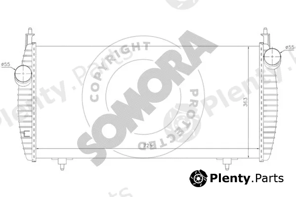 Somora 085045A — Charge Air Cooler