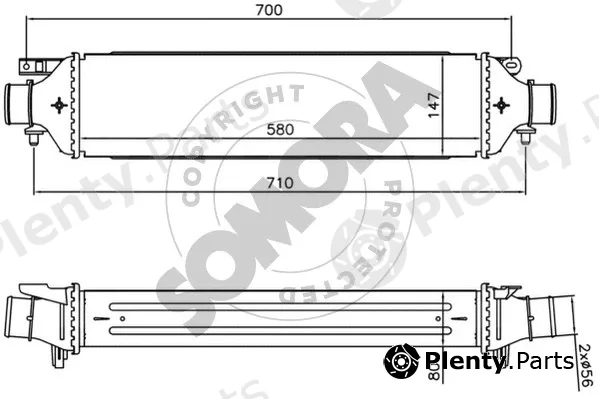 Somora 082445 — Charge Air Cooler