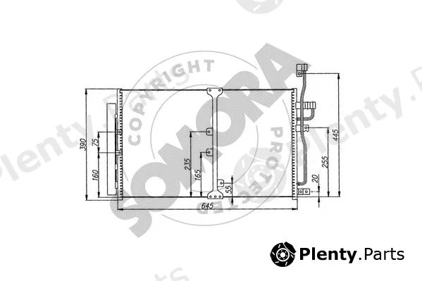Somora 067060 — Condenser, air conditioning