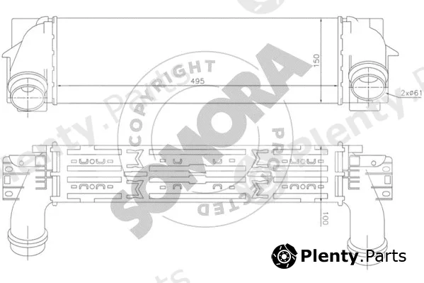 Somora 044145B — Charge Air Cooler