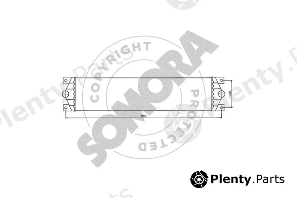Somora 245545C — Charge Air Cooler