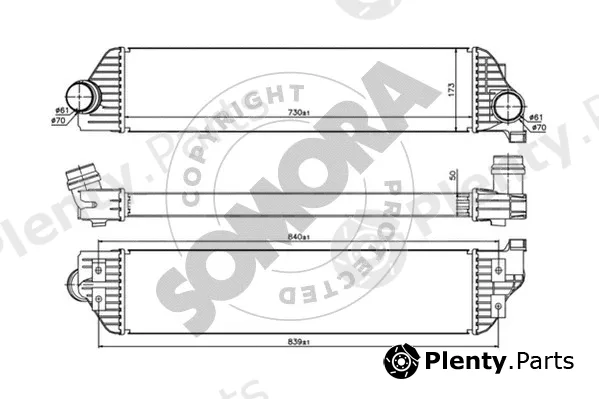 Somora 245745 — Charge Air Cooler