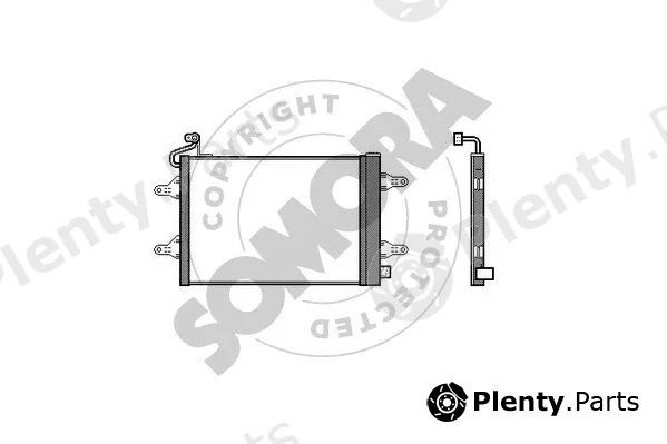 Somora 355460 — Condenser, air conditioning