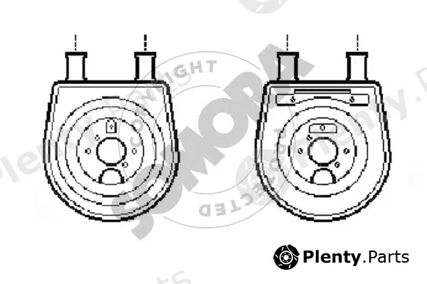 Somora 135065A — Oil Cooler, engine oil
