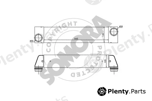 Somora 042345 — Charge Air Cooler