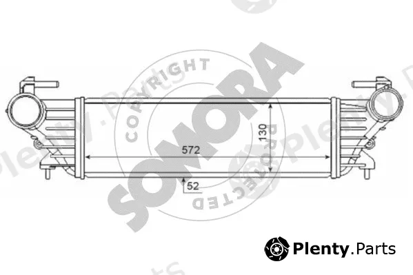 Somora 080245G — Charge Air Cooler