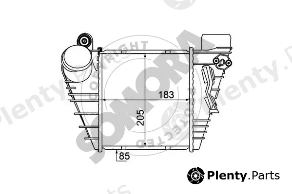 Somora 350945A — Charge Air Cooler