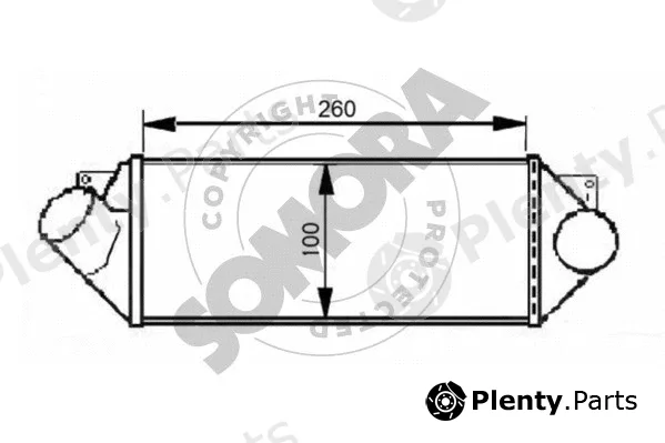 Somora 211545A — Charge Air Cooler