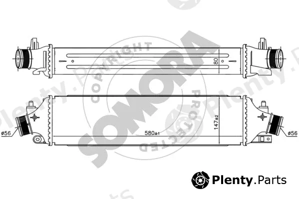 Somora 010345B — Charge Air Cooler