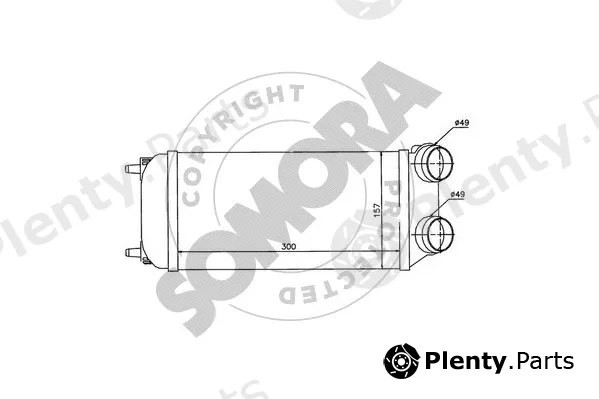 Somora 221345 — Charge Air Cooler