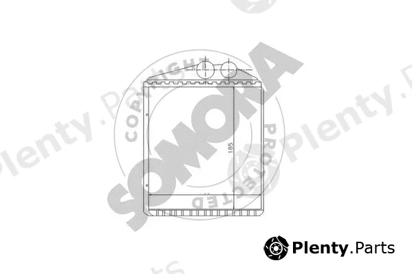 Somora 210650 — Heat Exchanger, interior heating