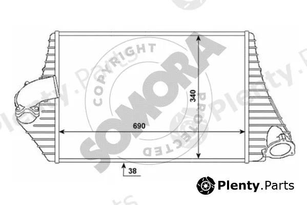 Somora 247745 — Charge Air Cooler