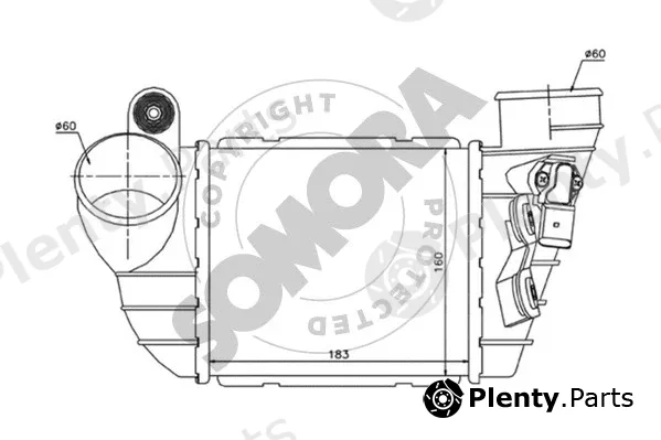 Somora 025045 — Charge Air Cooler