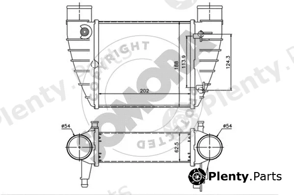 Somora 021645R — Charge Air Cooler