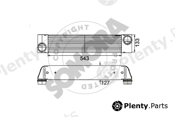 Somora 041345B — Charge Air Cooler