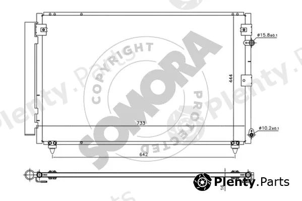 Somora 373260 — Condenser, air conditioning
