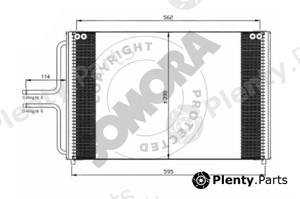 Somora 247760A — Condenser, air conditioning