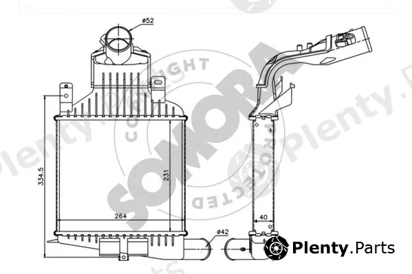 Somora 211845B — Charge Air Cooler