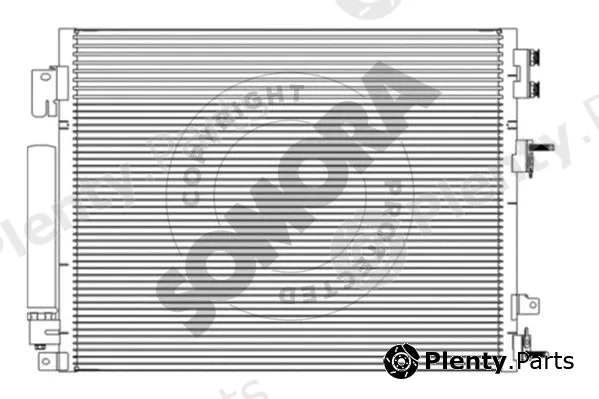Somora 038060A — Condenser, air conditioning