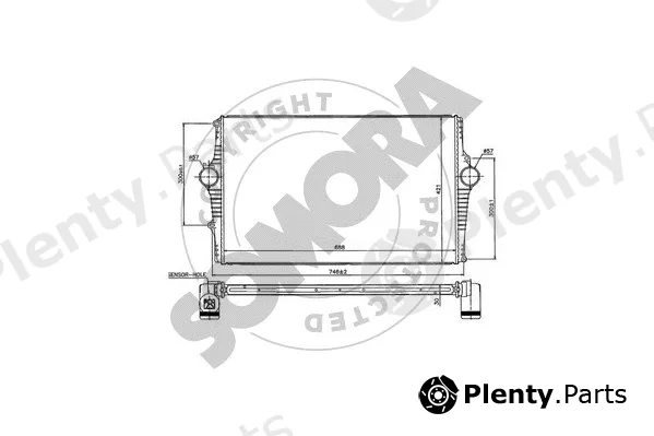 Somora 363345 — Charge Air Cooler