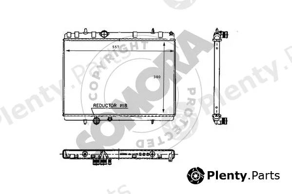 Somora 223440C — Radiator, engine cooling
