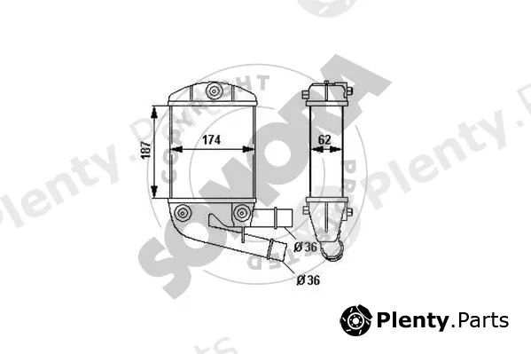 Somora 080545 — Charge Air Cooler