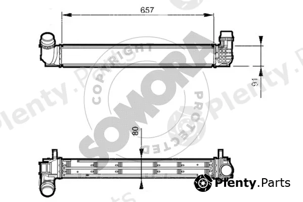 Somora 246445 — Charge Air Cooler