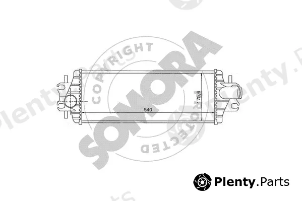 Somora 245145B — Charge Air Cooler