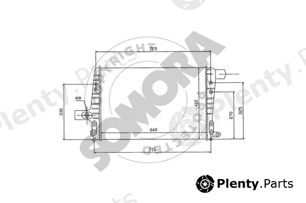 Somora 020945A — Charge Air Cooler