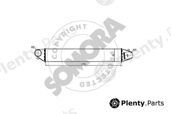 Somora 097045C — Charge Air Cooler