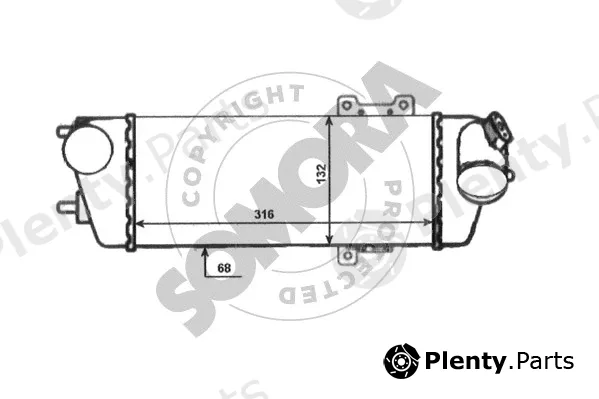 Somora 138045 — Charge Air Cooler