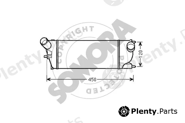 Somora 052545B — Charge Air Cooler