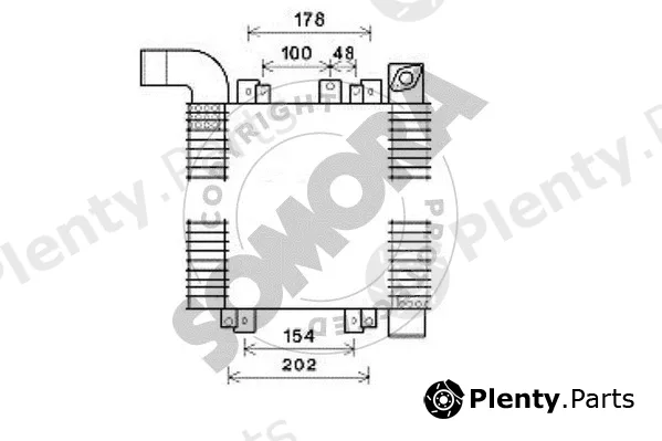 Somora 135245 — Charge Air Cooler