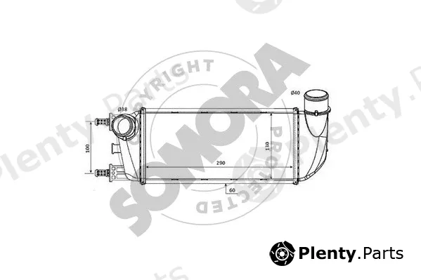 Somora 080245 — Charge Air Cooler