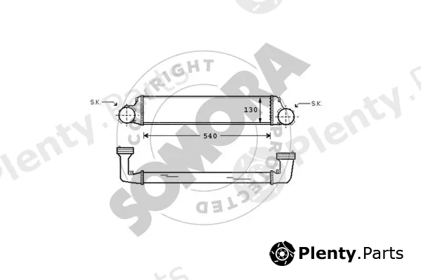 Somora 040545B — Charge Air Cooler