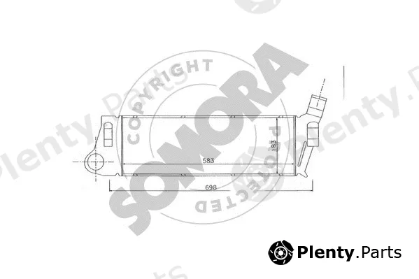 Somora 243245 — Charge Air Cooler