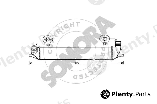 Somora 243245A — Charge Air Cooler
